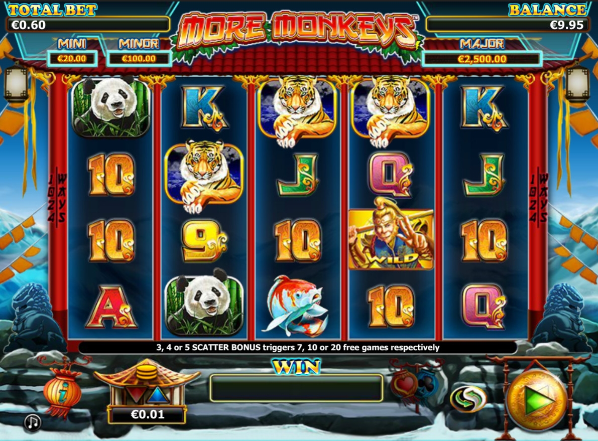 More Monkeys (Больше обезьян) из раздела Игровые автоматы